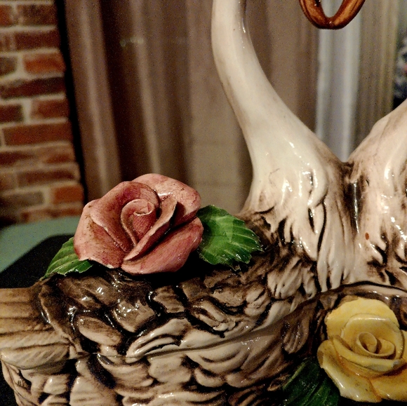 Vintage Double Swans 1950 RARE - Picture 7 of 10